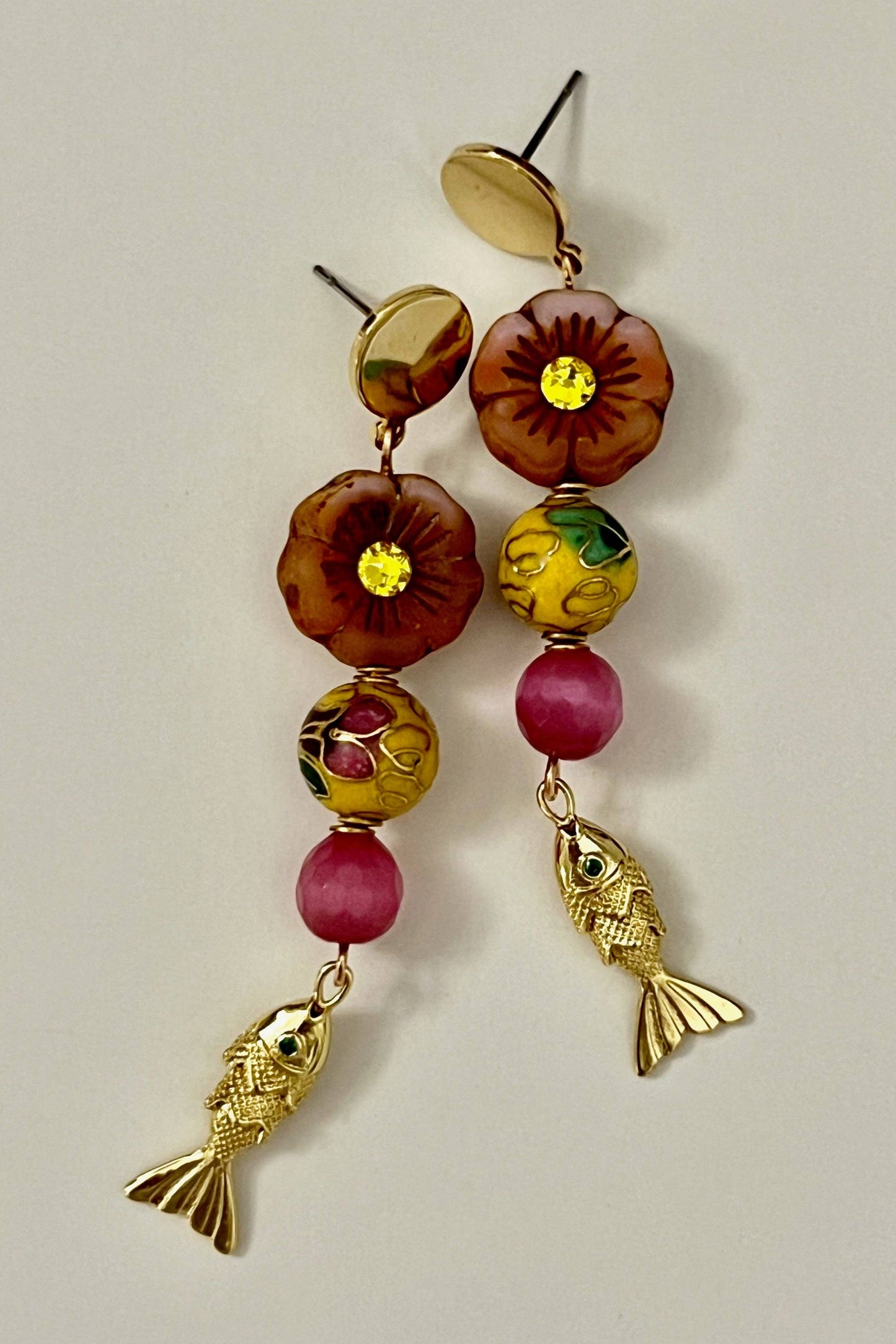 Plumeria Earrings