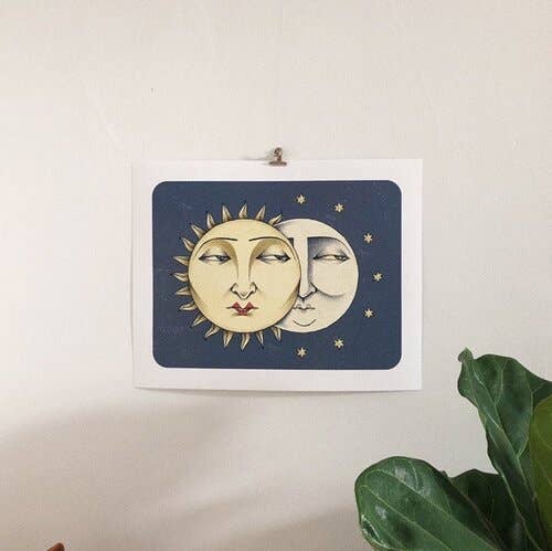 Sun and Moon Print | 11 x 14