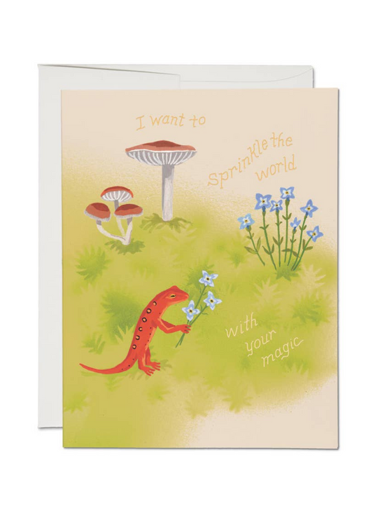 Gecko Magic Friendship card
