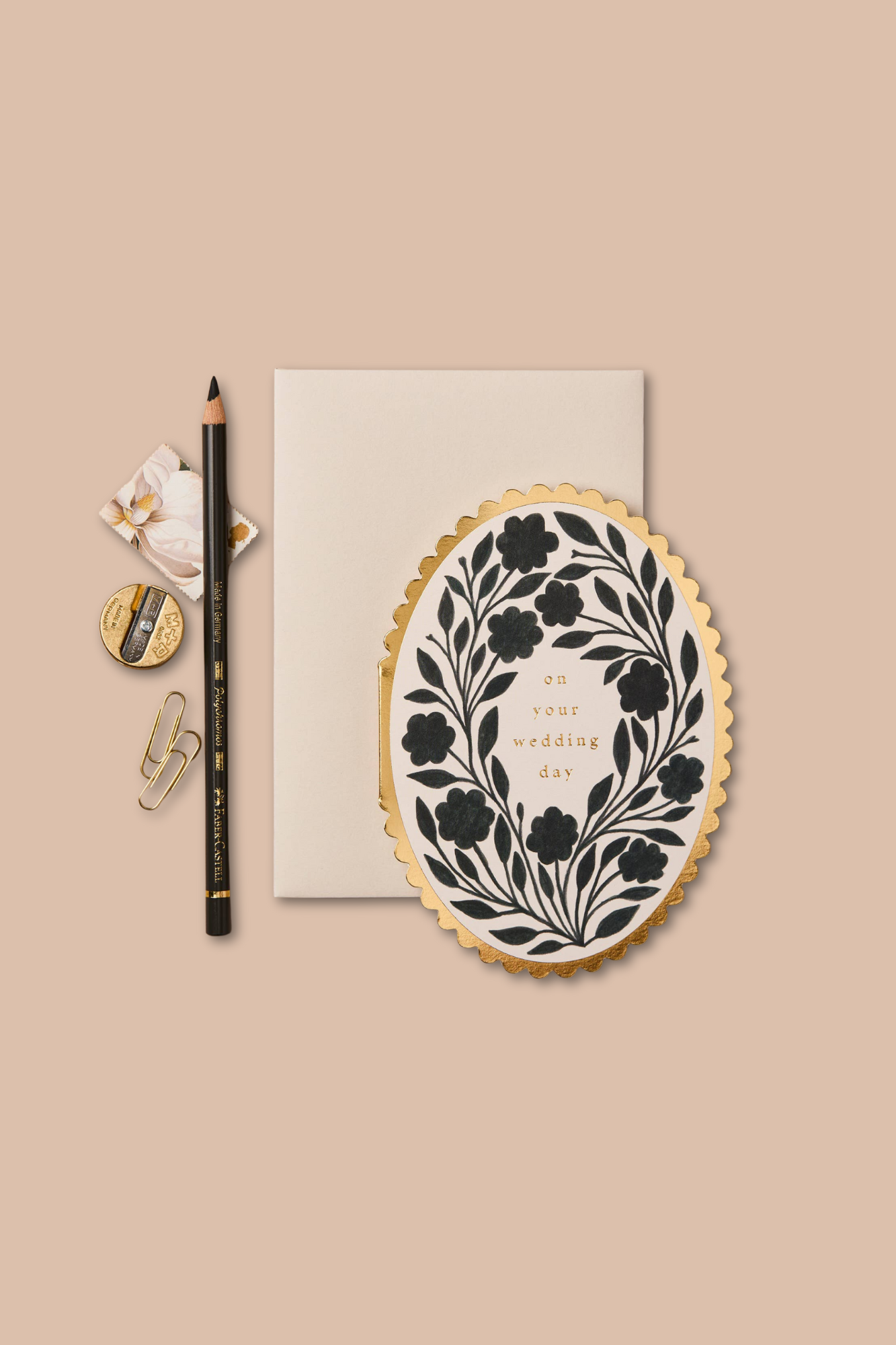 Ink Flora 'On Your Wedding Day' Card