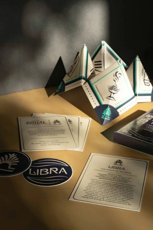 Zodiac Ritual Kit Intention Card Deck + Fortune Teller