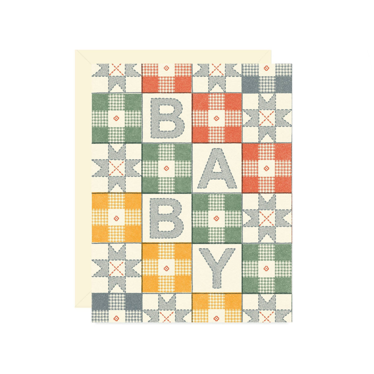 Vintage Baby Quilt Card