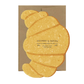 Croissant Die Cut Card