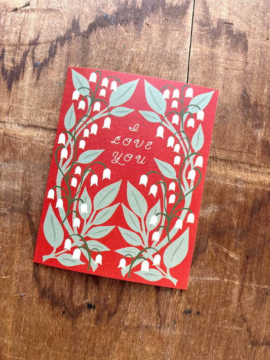 I Love You Vines Card