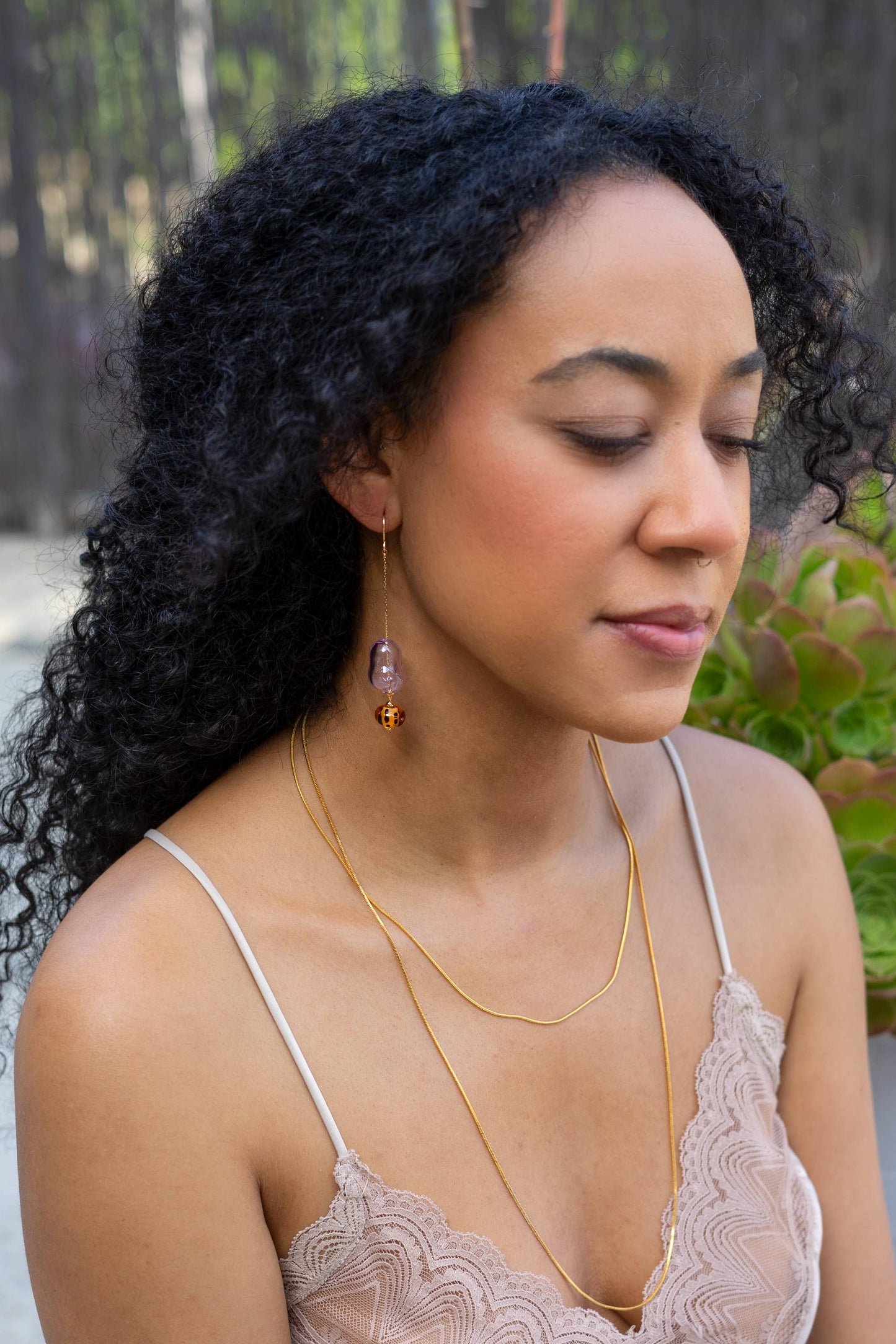 Lennox Dangle Earring | Lilac