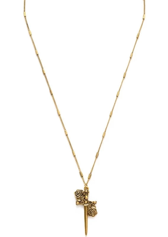 Gothic Romance Dagger Necklace