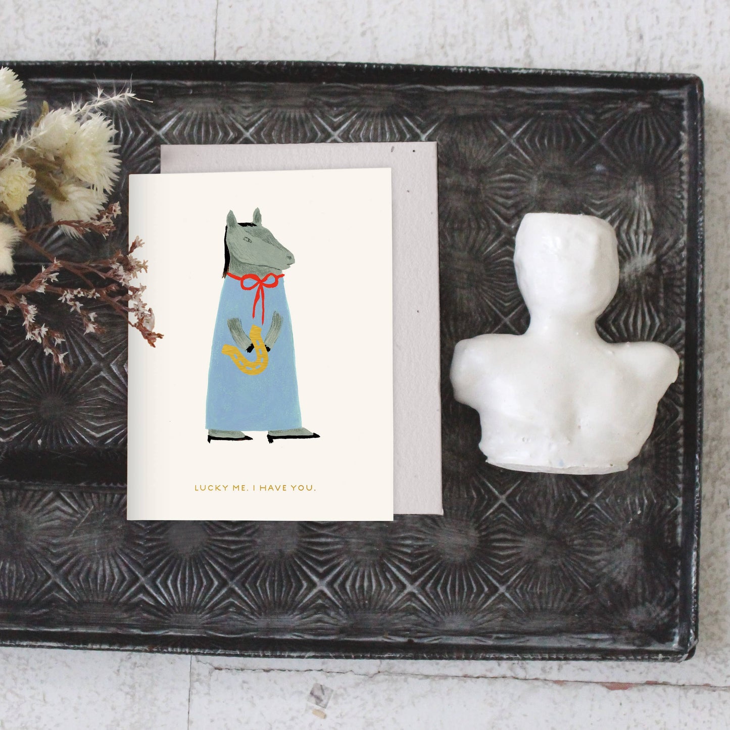 Lucky Horse Love Card