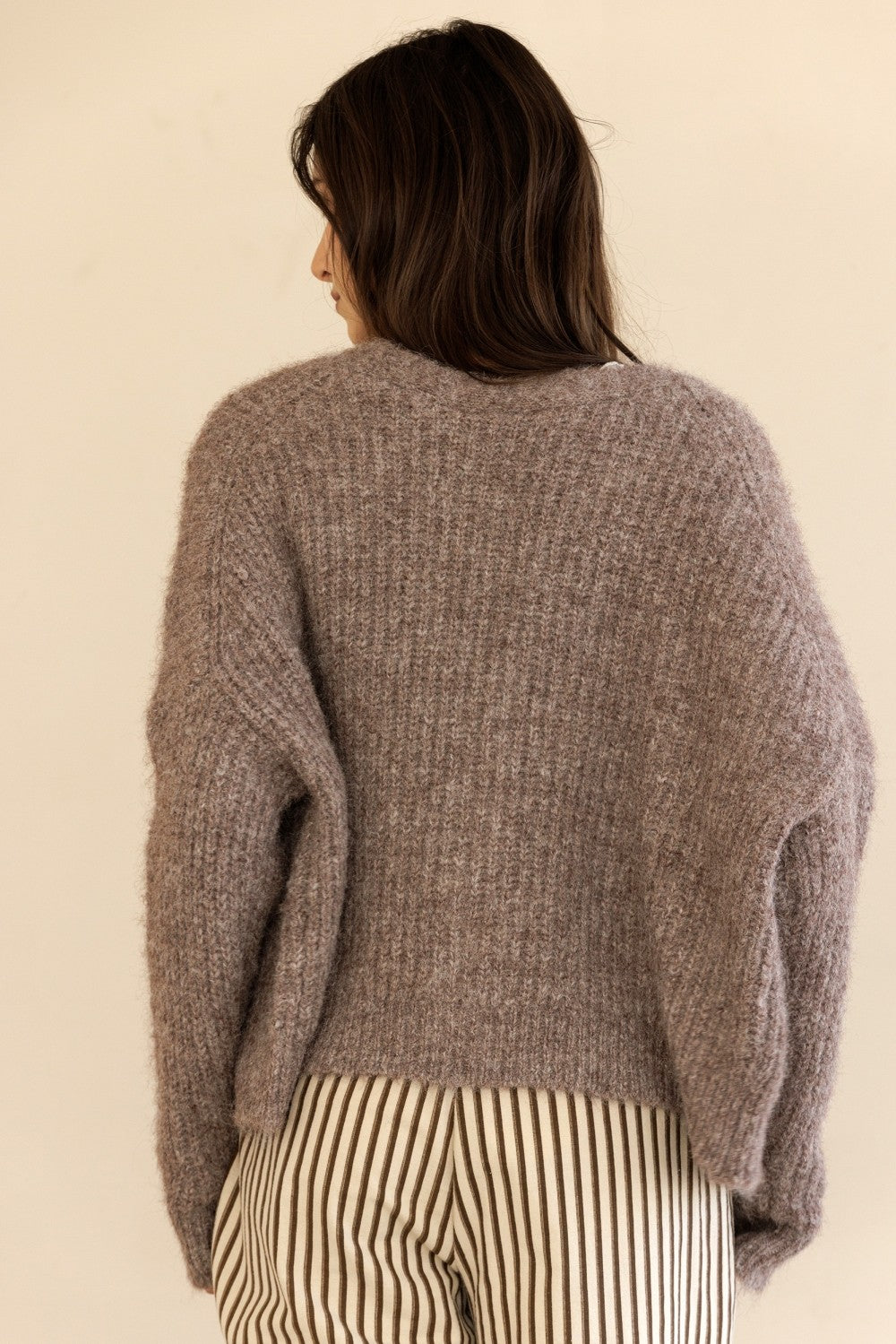 Moody Mauve Cardigan