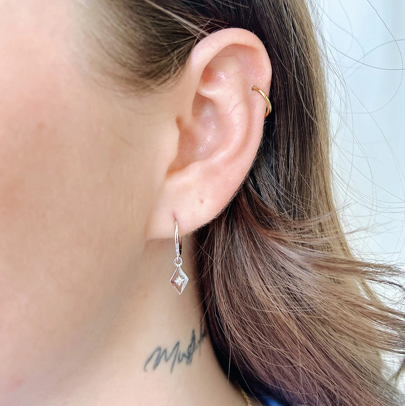 Loza Earrings | Silver