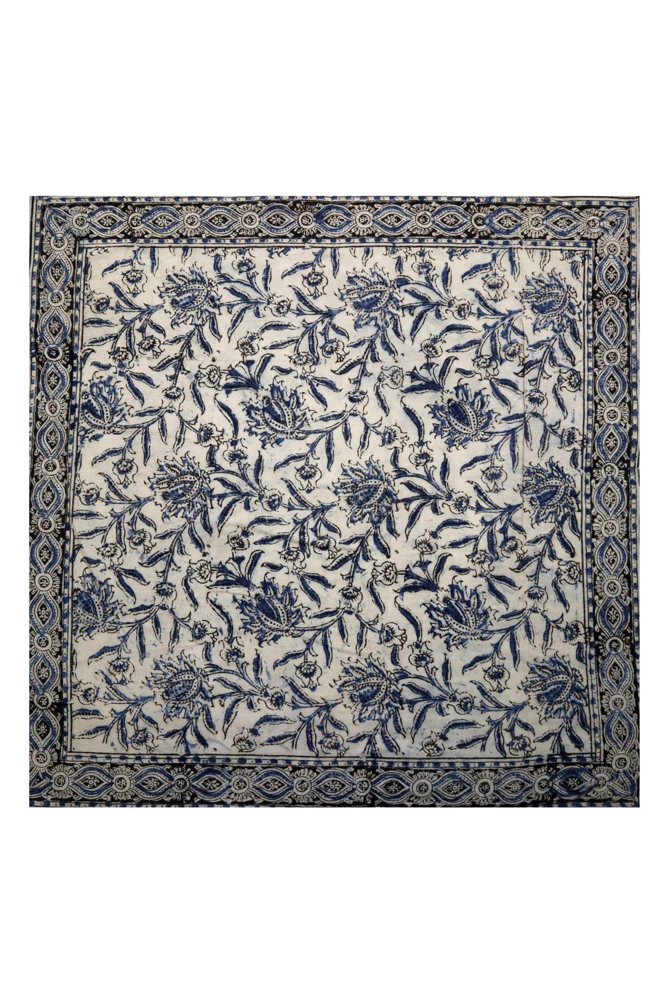 Kalamkari Cotton Bandana | Ocean Flower