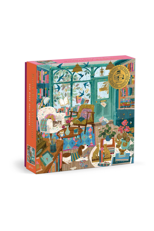 Bookshop Afternoon | 500 Piece Foil Puzzle