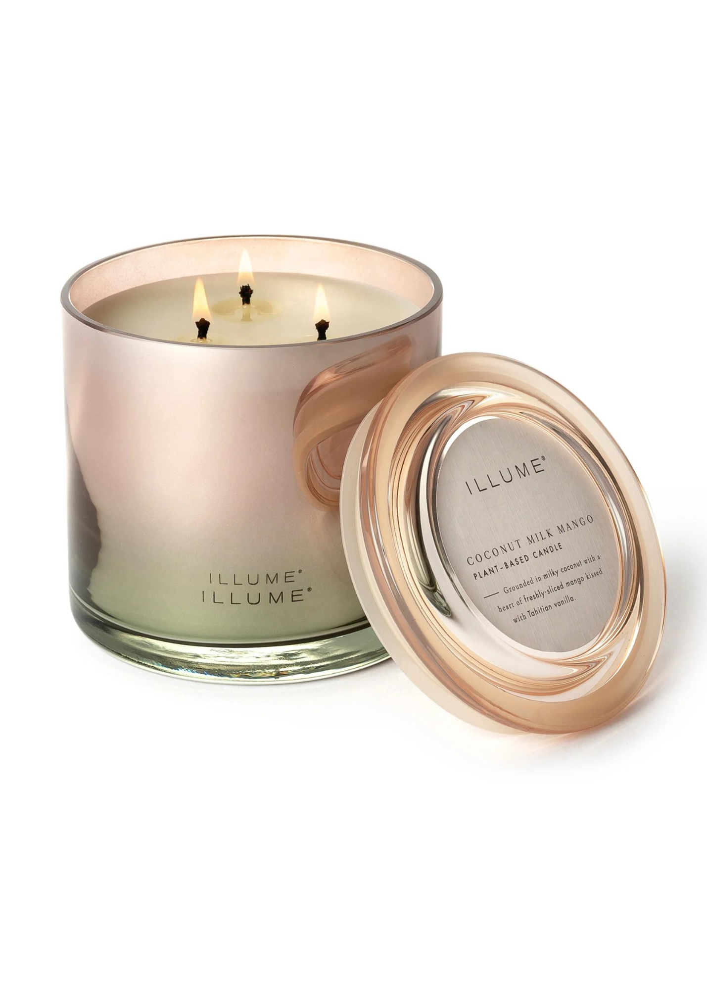 Coconut Milk Mango Statement Glass Candle