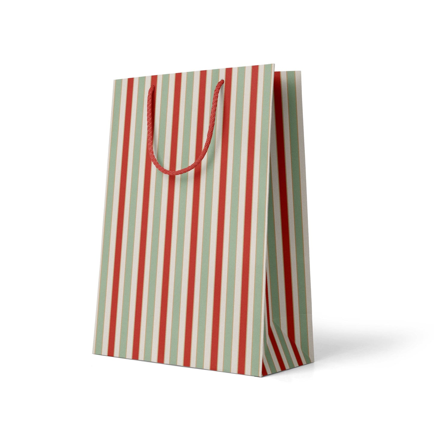 Holiday Stripe Gift Bag | Large