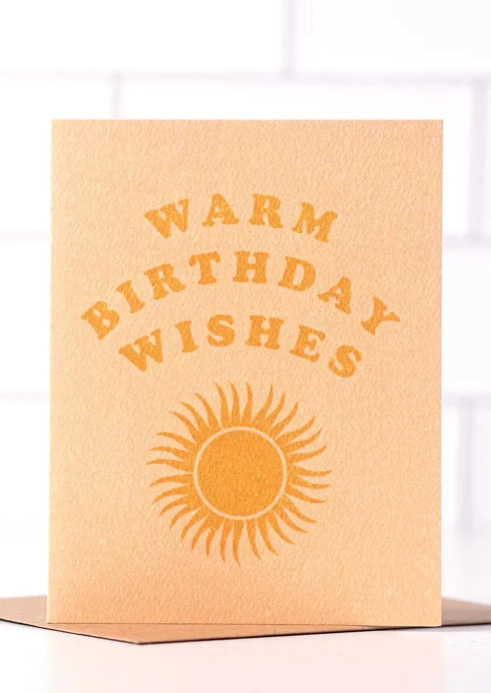 Warm Bday Wishes Card