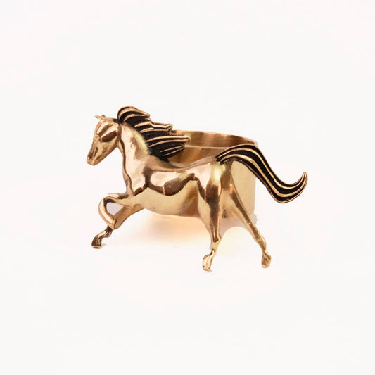 Brass Bandana Slide | Horses