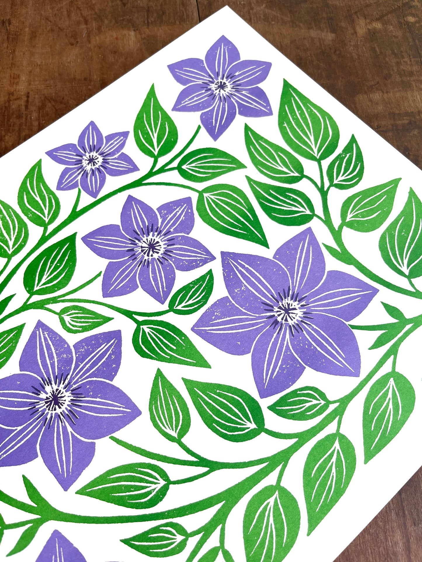 Garden Series Print | Clematis