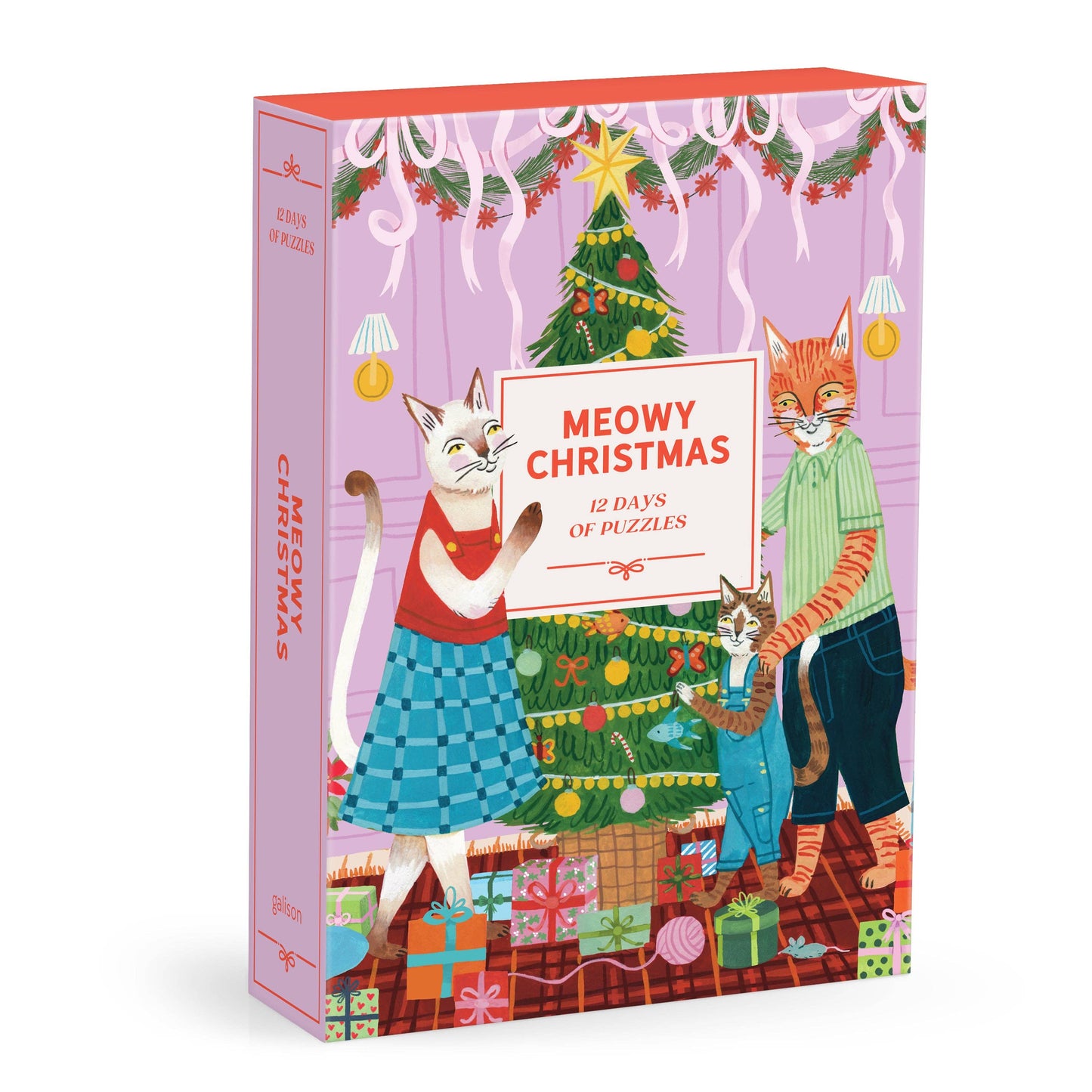 Meowy Christmas 12 Days of Puzzles | 500 Piece Countdown Puzzle