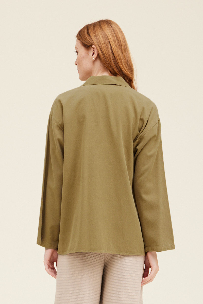 Hidden Pocket Shacket | Twig