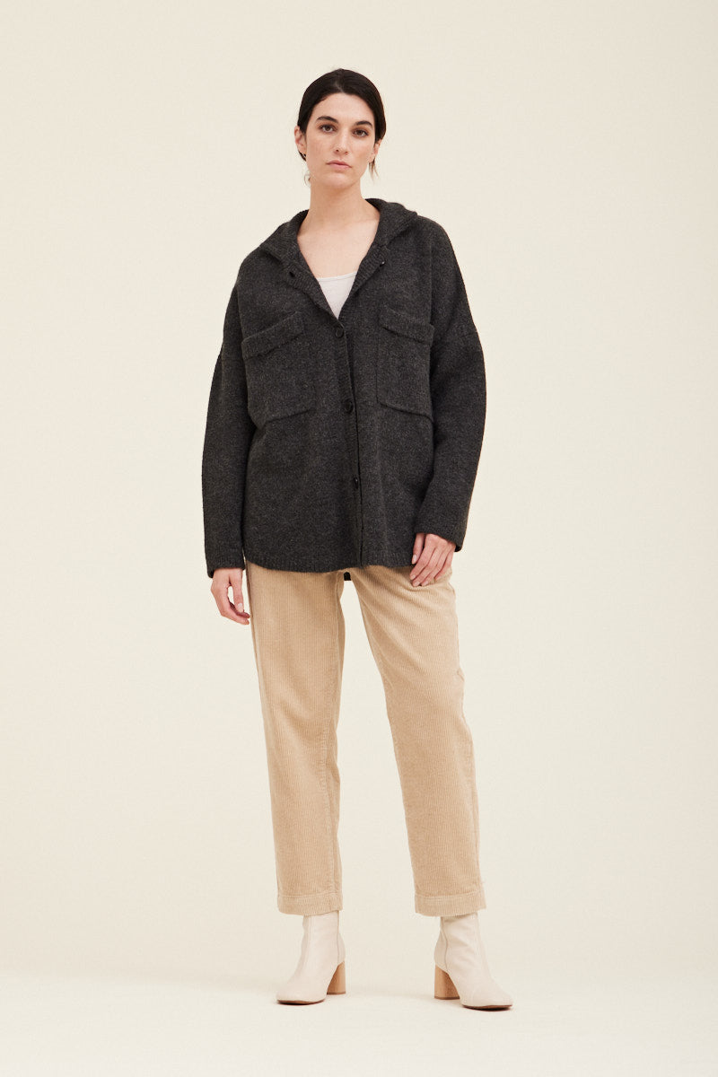 Winifred Cozy Shacket | Grey