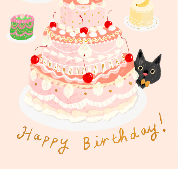 Le Gateau Birthday Card