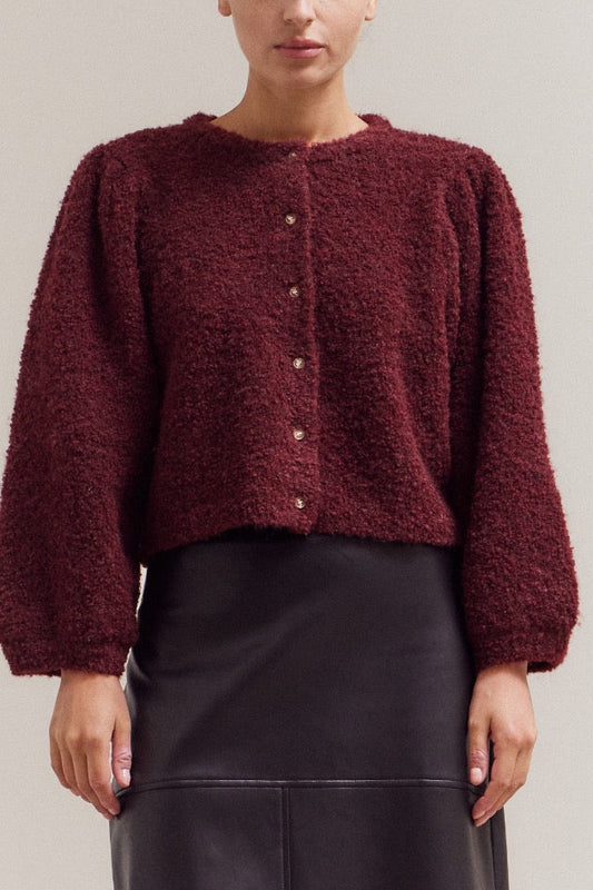 Cranberry Chutney Cardigan