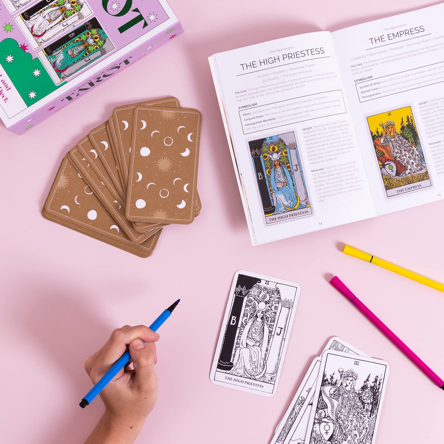 Color Your Own Tarot: Learn to Read Tarot and Personalize Your Own Deck