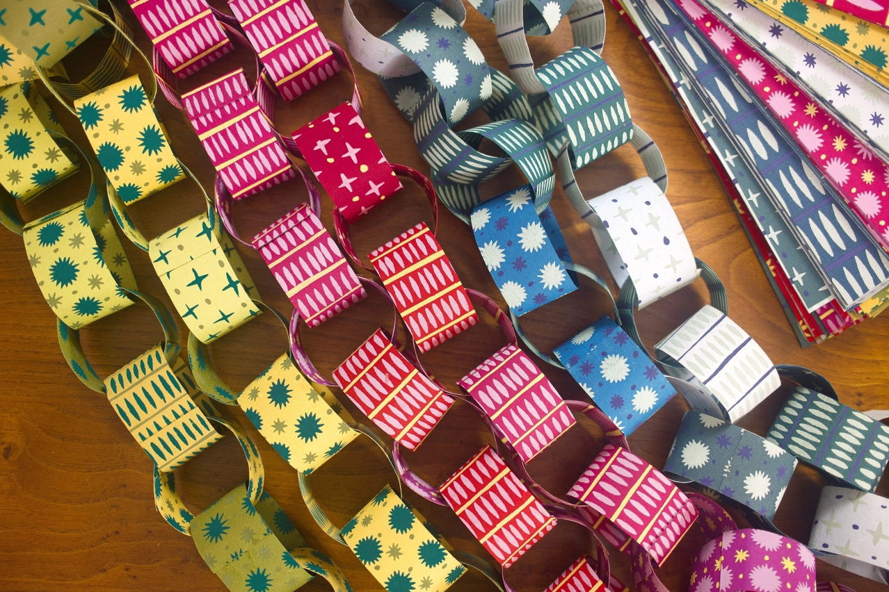 Green Paper Chain Kit