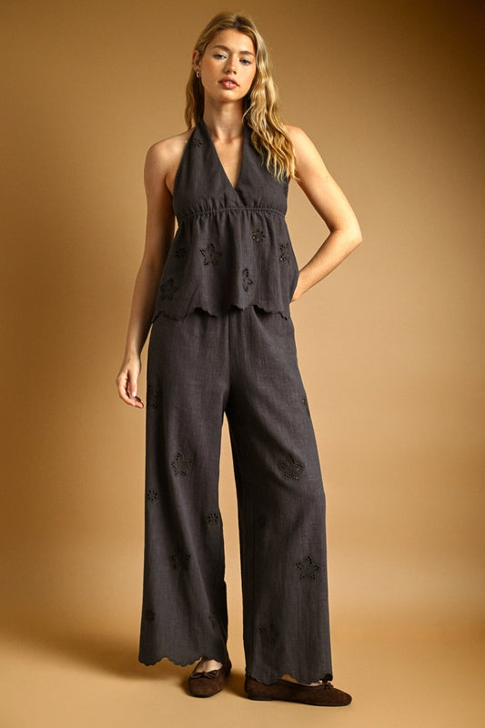 A Shore Thing Eyelet Pants