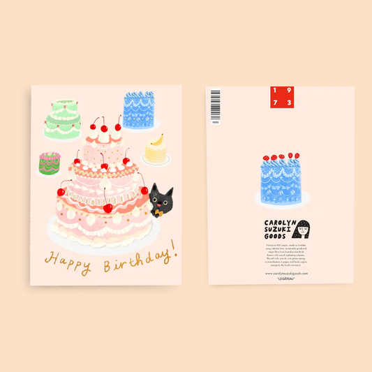 Le Gateau Birthday Card