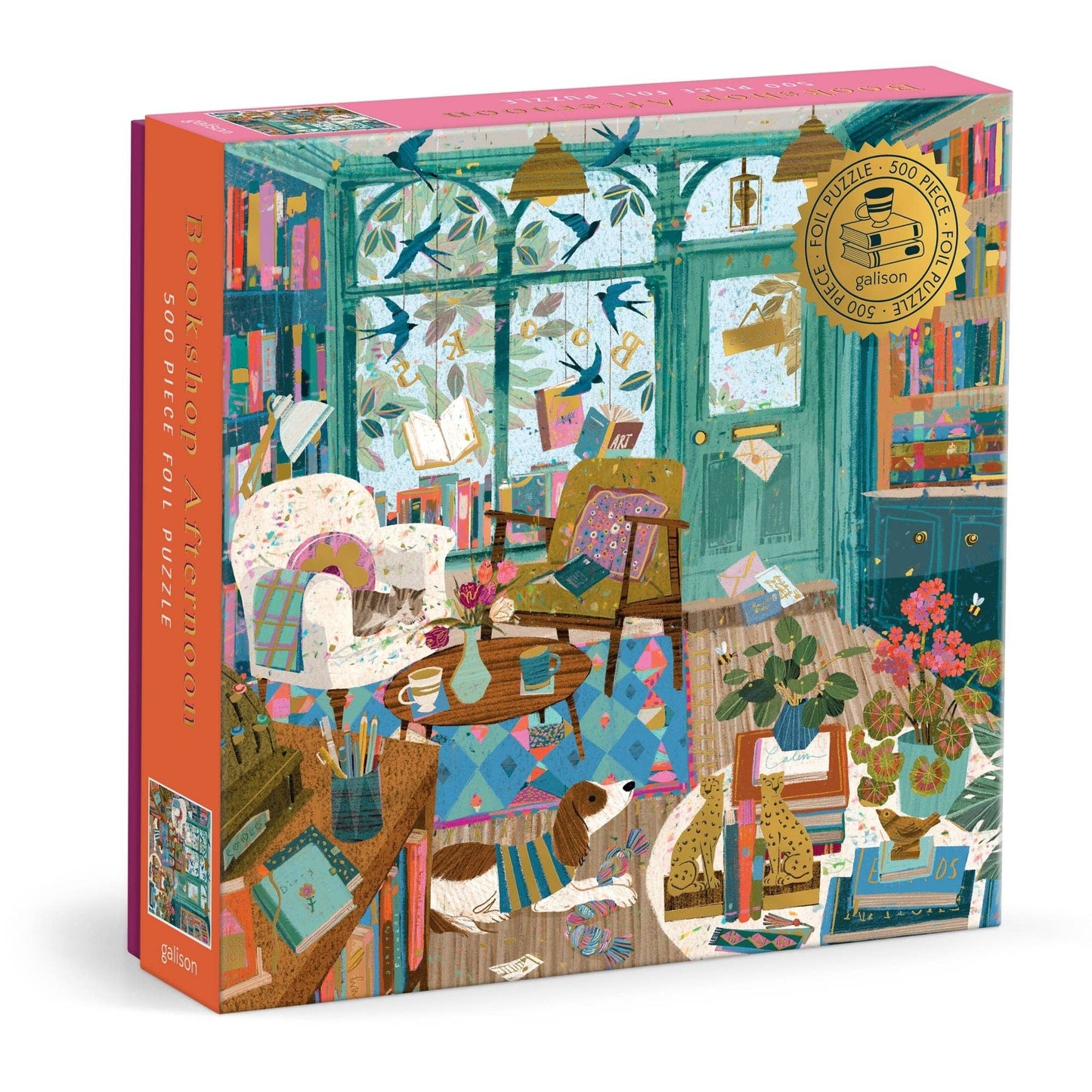 Bookshop Afternoon | 500 Piece Foil Puzzle