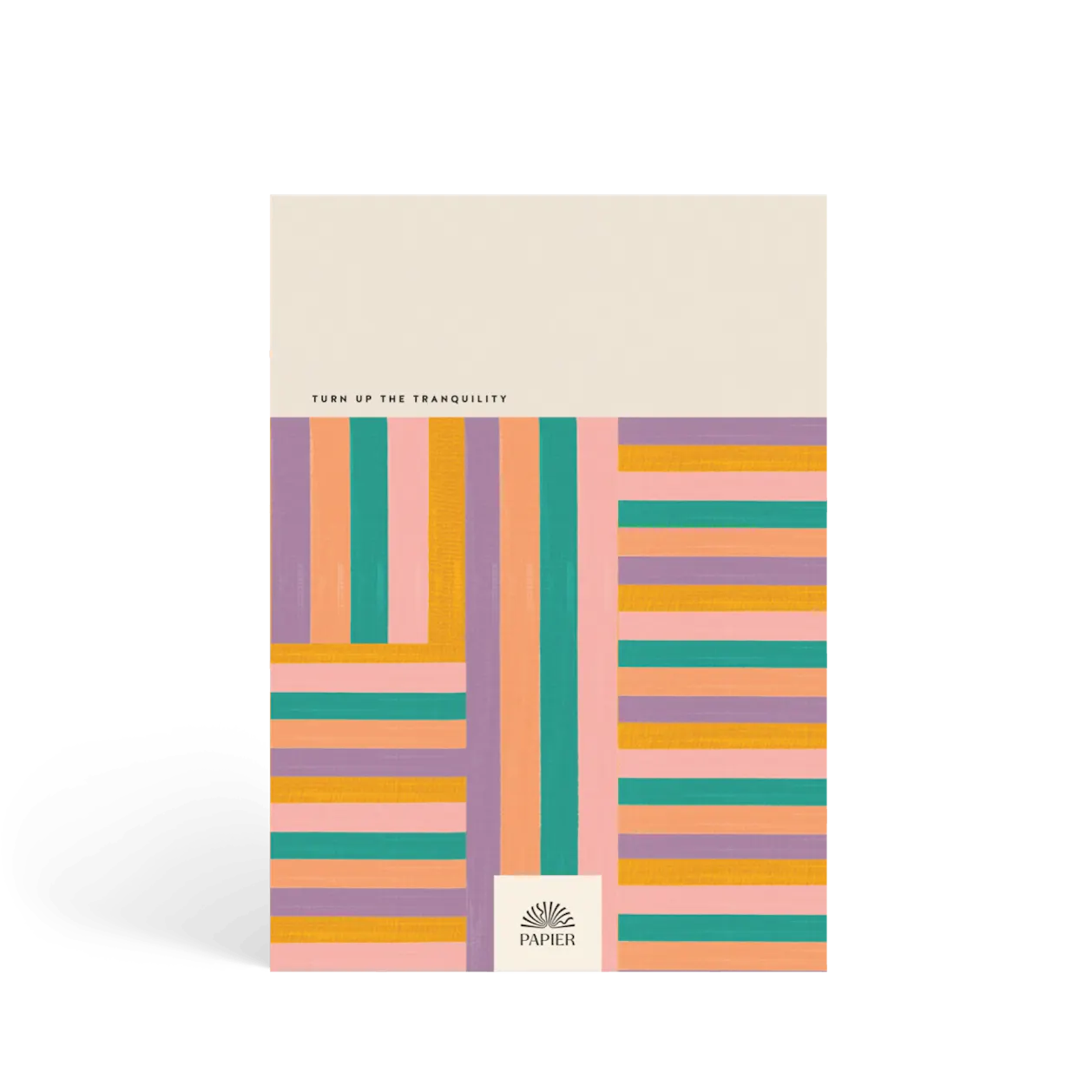 Happy Stripes Hardcover Wellness Journal