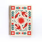 Folk Flower Coil Notebook | Lined Pages