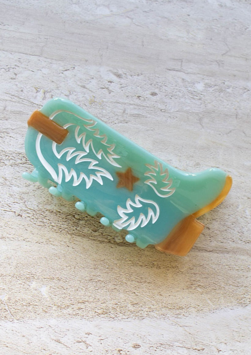 Coastal Cowgirl Hair Clip | Turquoise