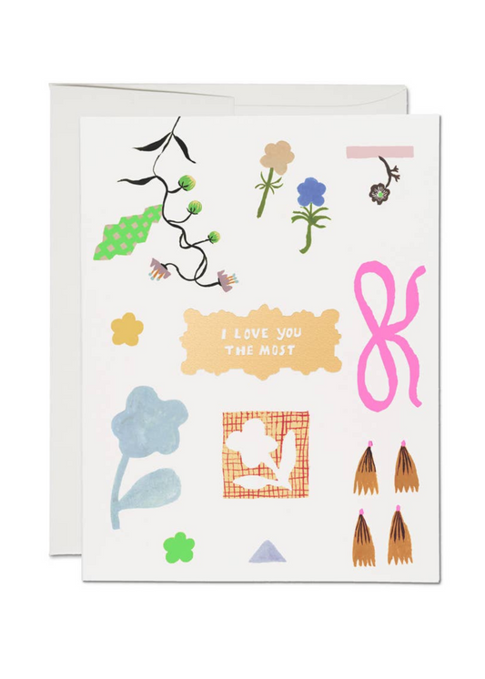 Petals and Blooms Love Card