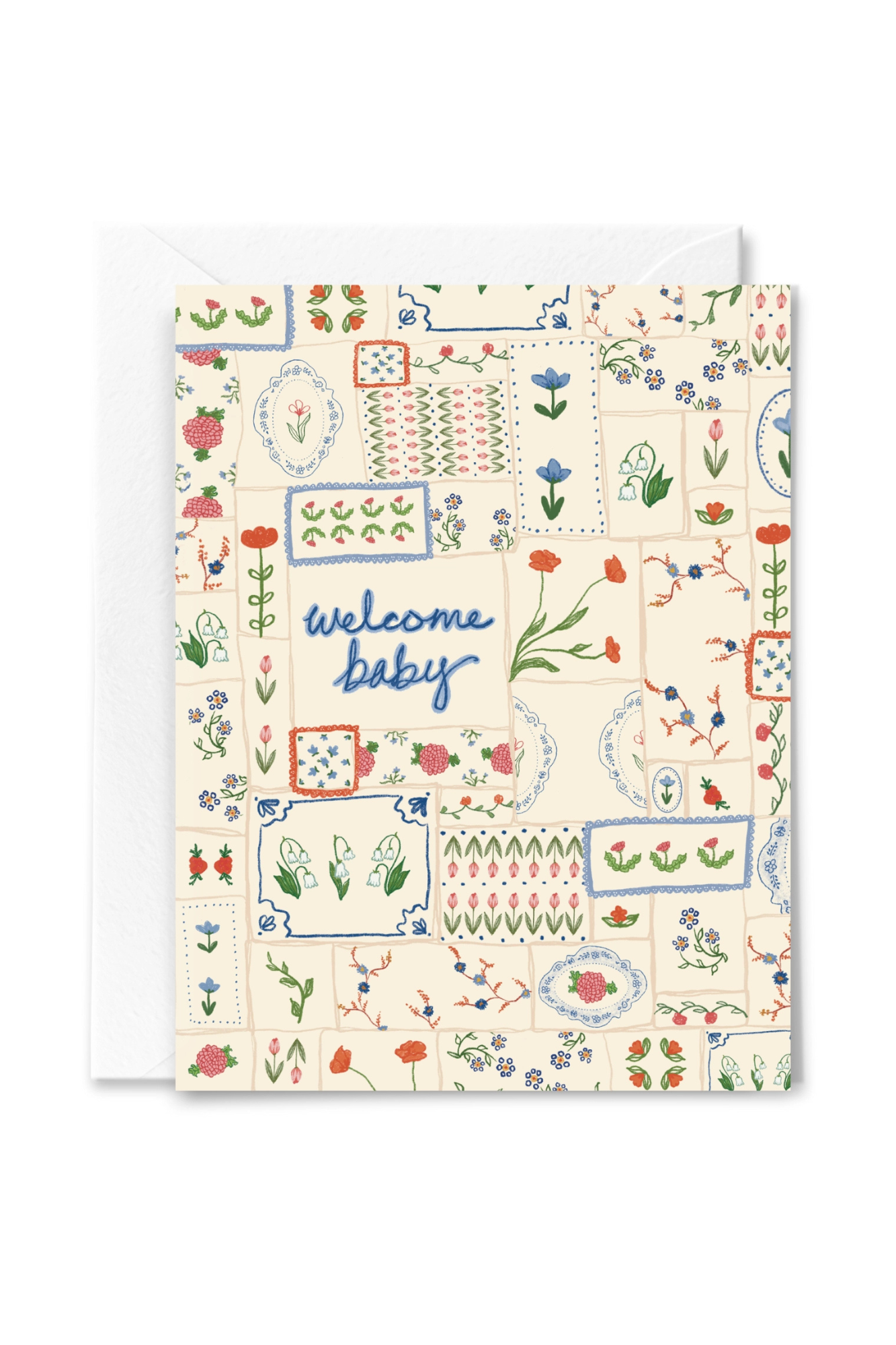 Welcome Baby Quilt Card
