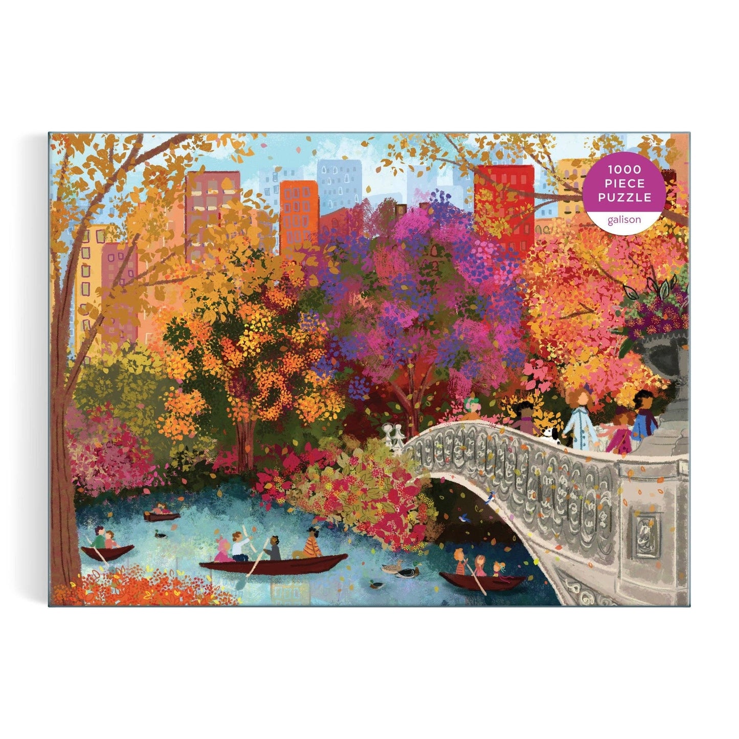 Autumn on Bow Bridge | 1000 Piece Puzzle