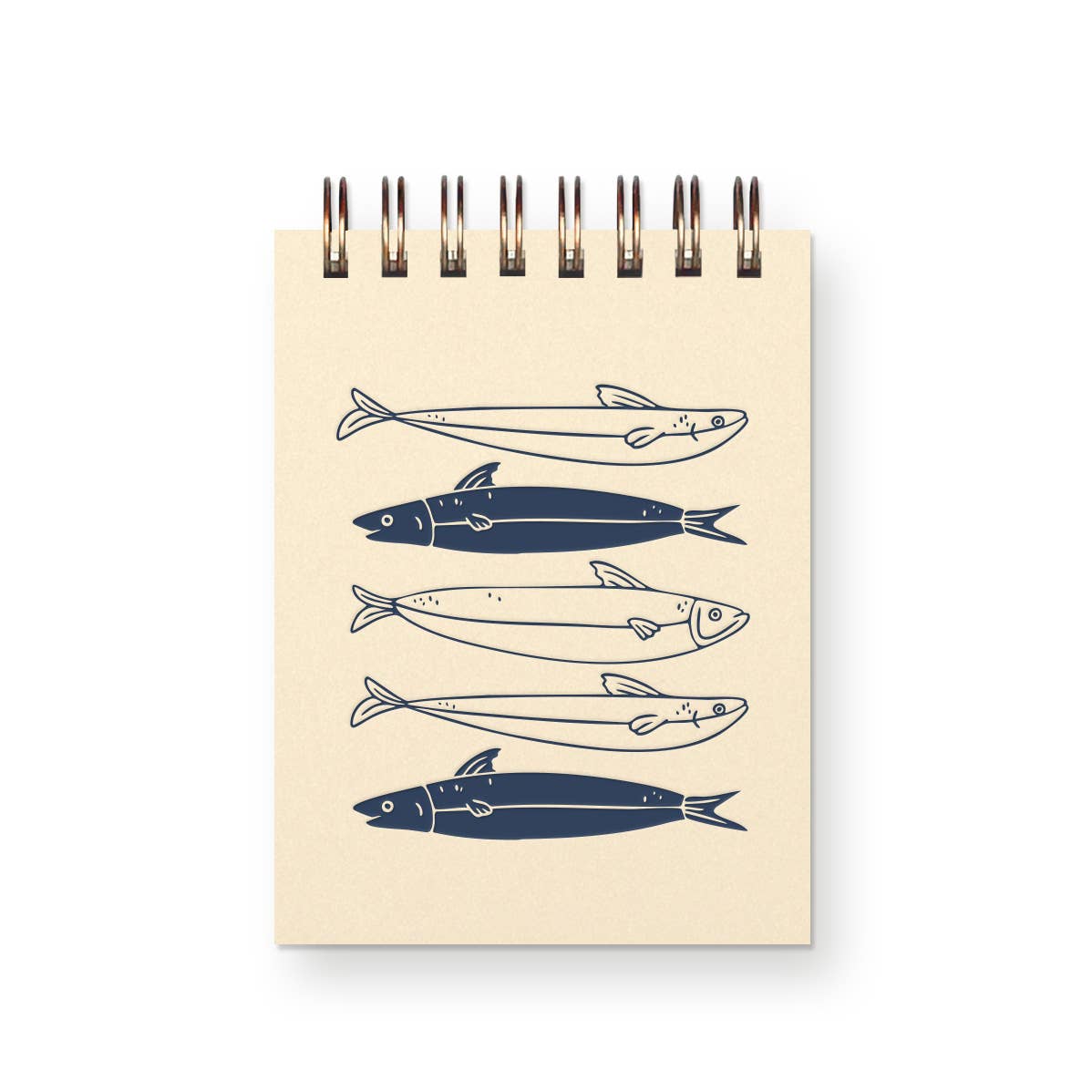 Mini Jotter Notebook | Fishes Pattern