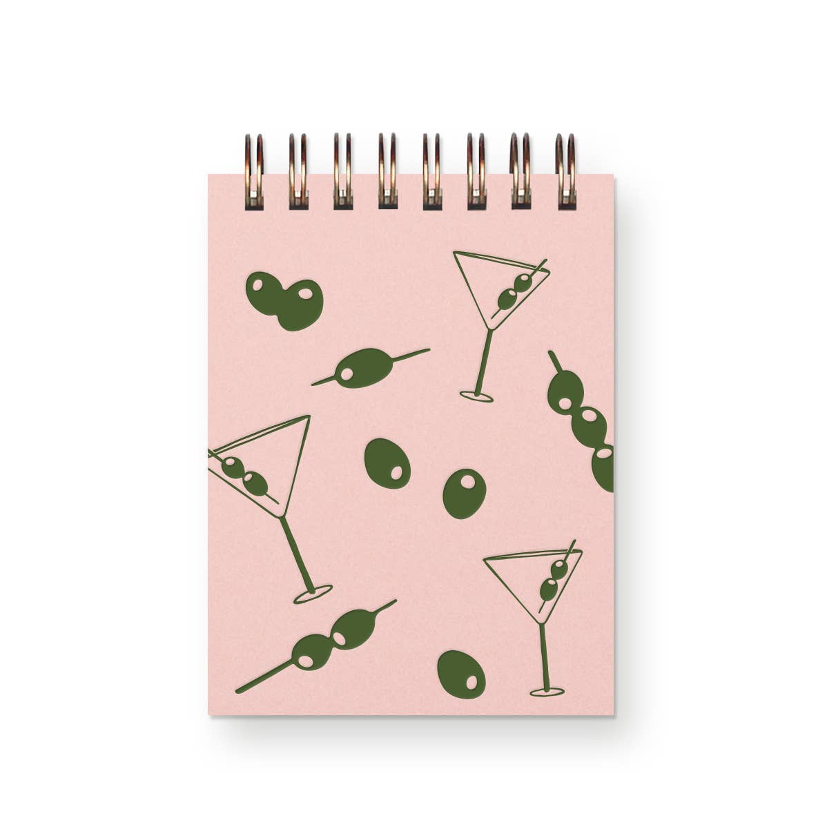 Mini Jotter Notebook | Martini Pattern