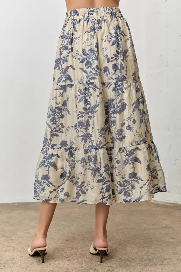 Penelope Floral Midi Skirt