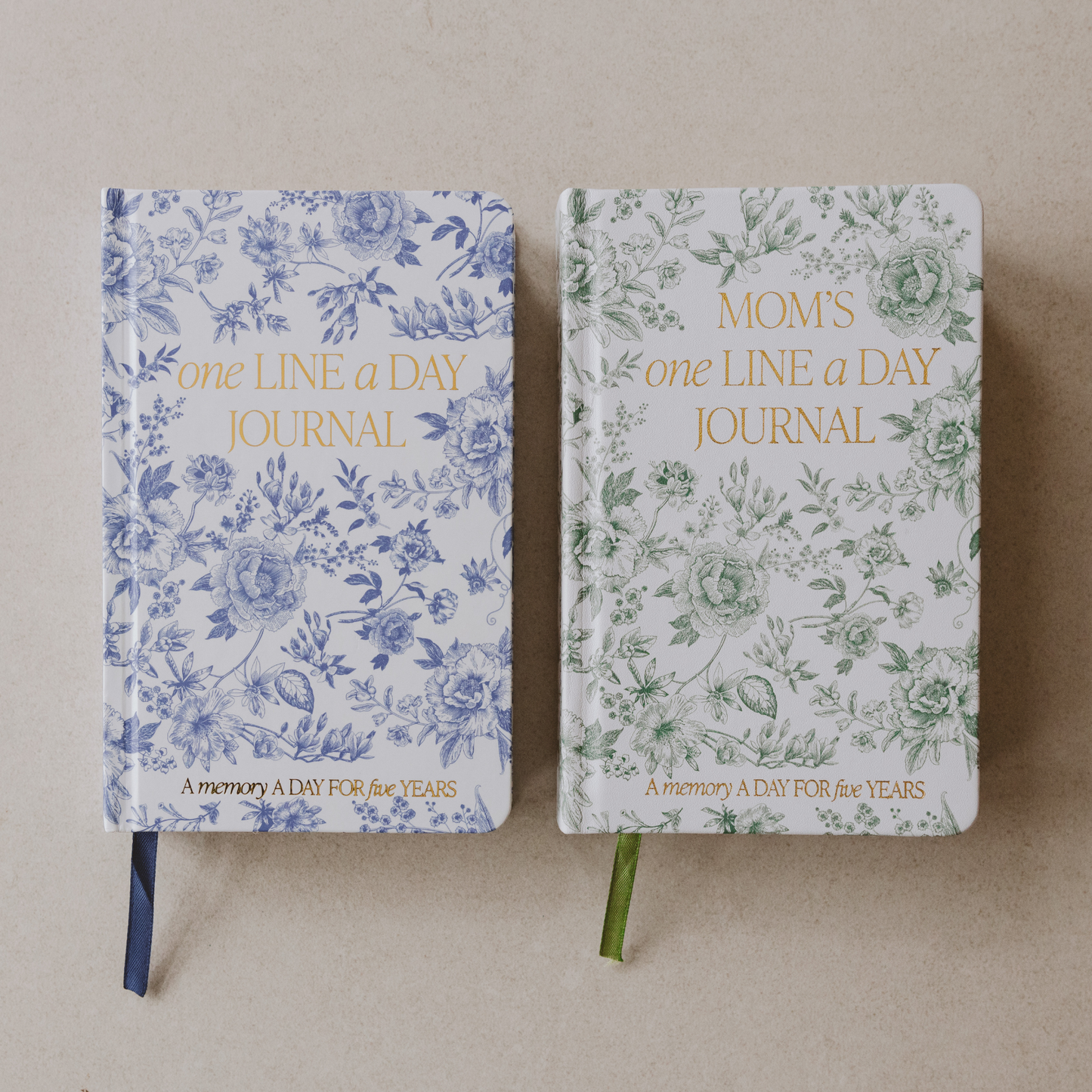 One Line A Day Fabric Journal | Blue Delft