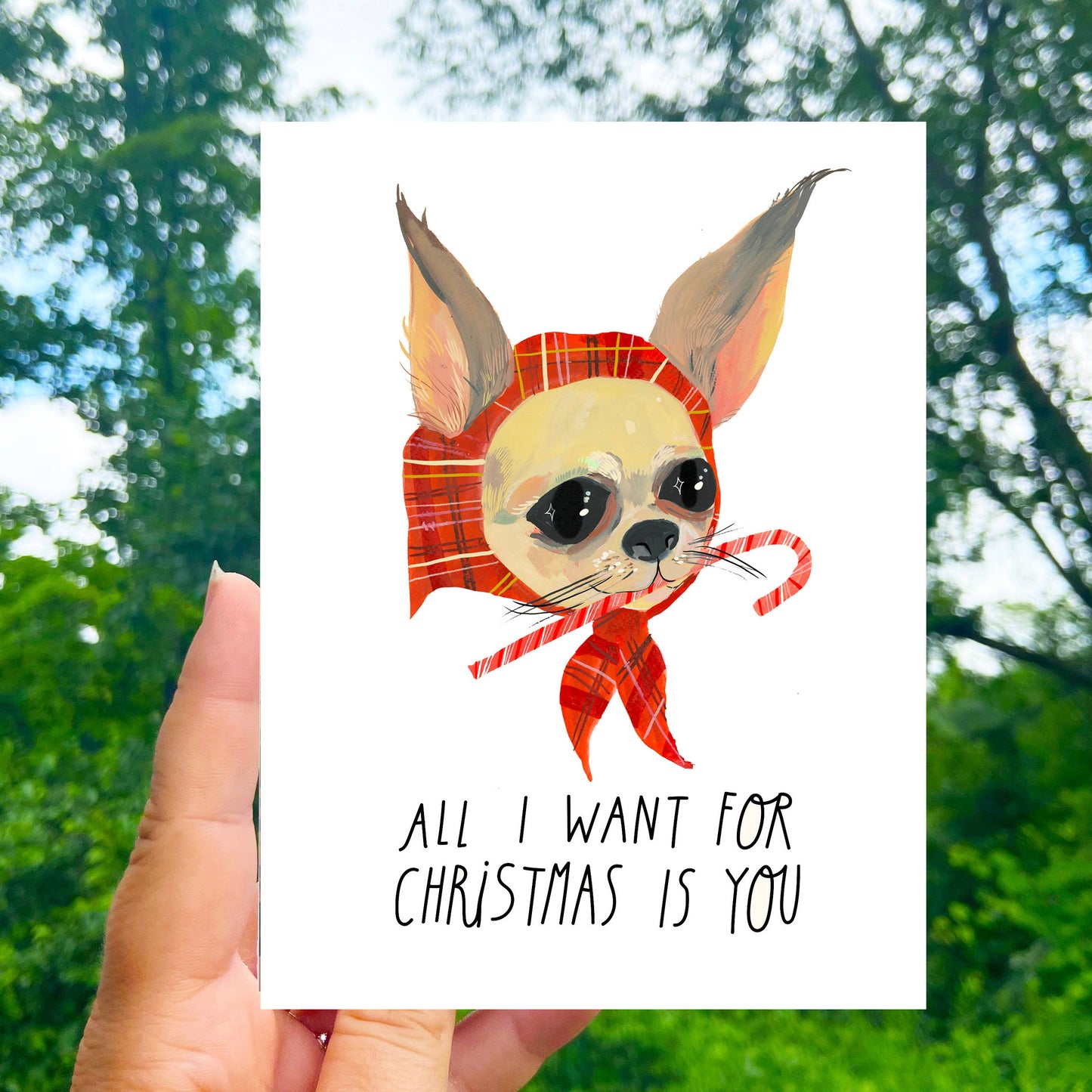 All I Want For Christmas Is You Holiday Card