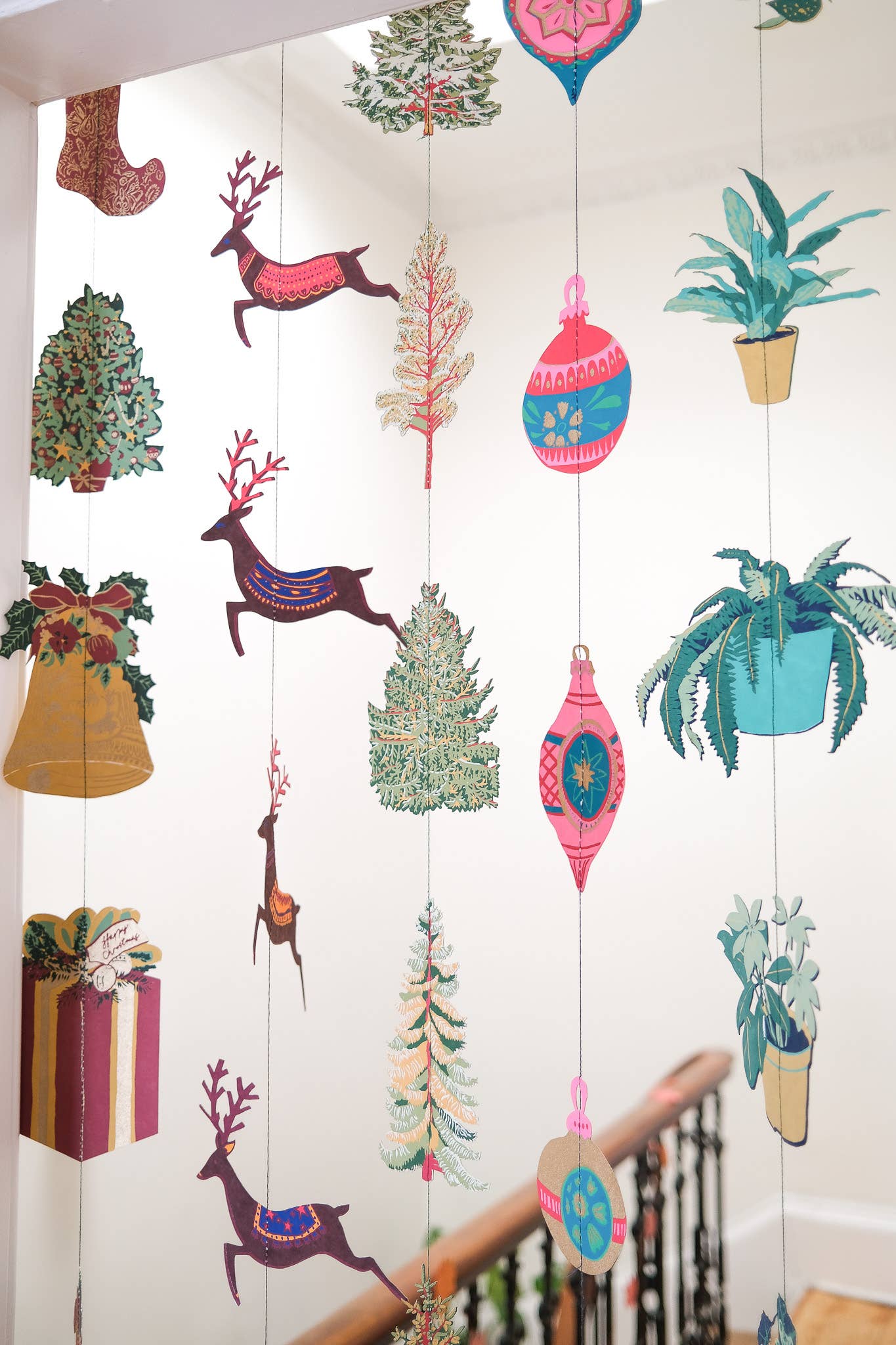 Baubles Vertical Wall Hanging