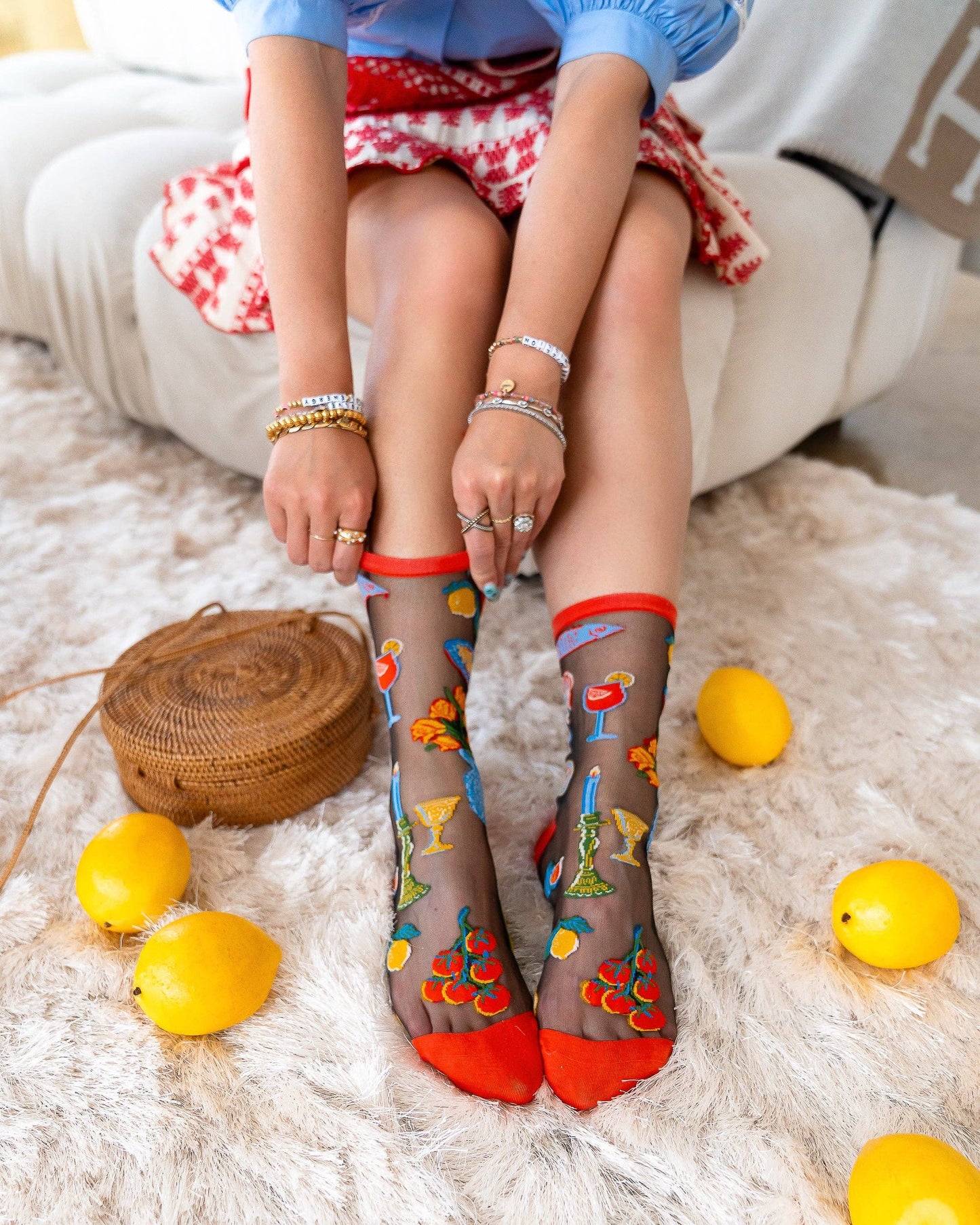 La Dolce Vita Sheer Socks