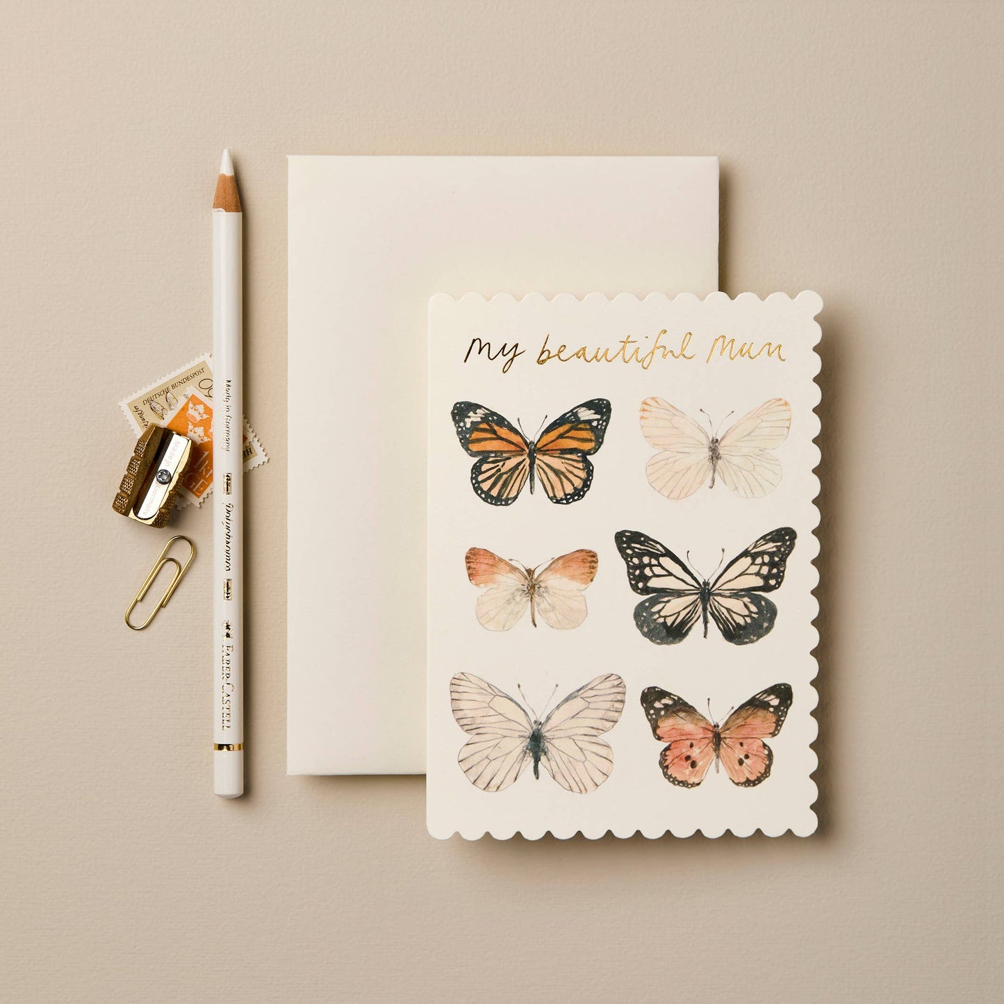 Butterfly 'My Beautiful Mum' Card