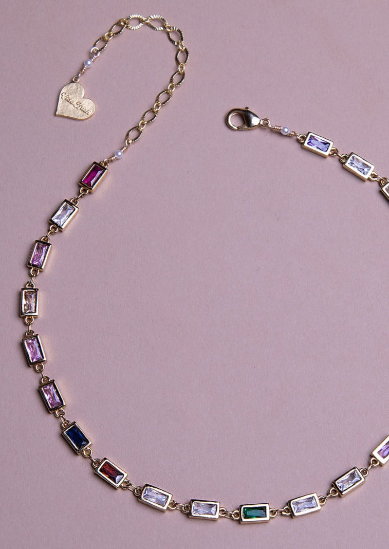 Rainbow Prism Choker