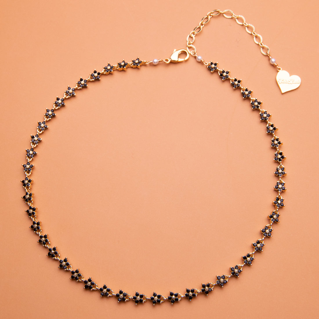 Twinkle Flower Choker | Black