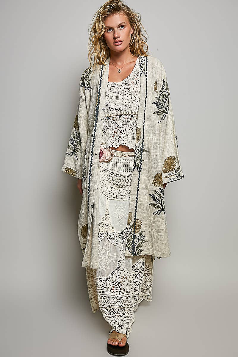 Homebody Lightweight Floral Cardigan