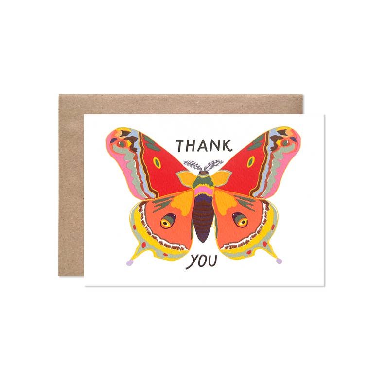 Thank You Moth Card