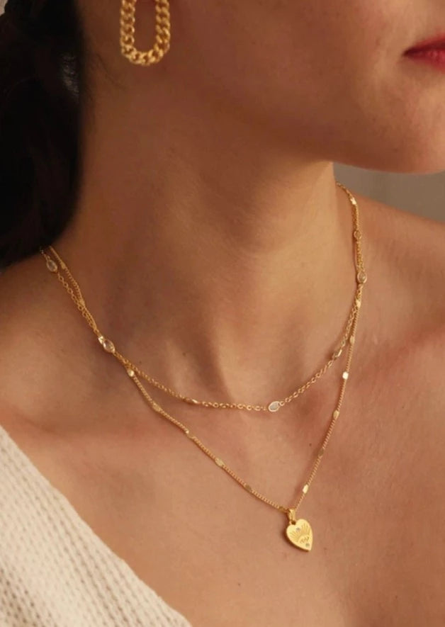 Heart with Eye Necklace