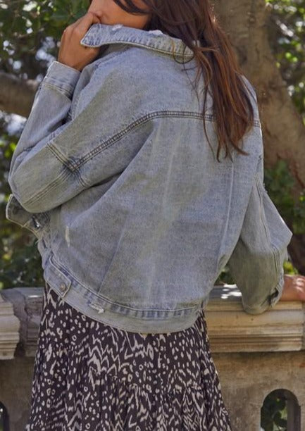 Cropped Denim Jacket